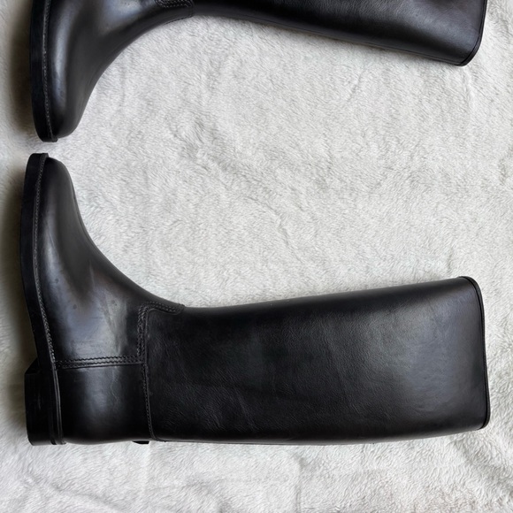 Winner Equestrian Riding Boots Black Knee High Rain Boot Size 38 (7.5 US) - Picture 11 of 15